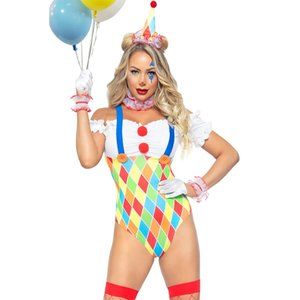 Leg Avenue Colorful Harlequin Bodysuit